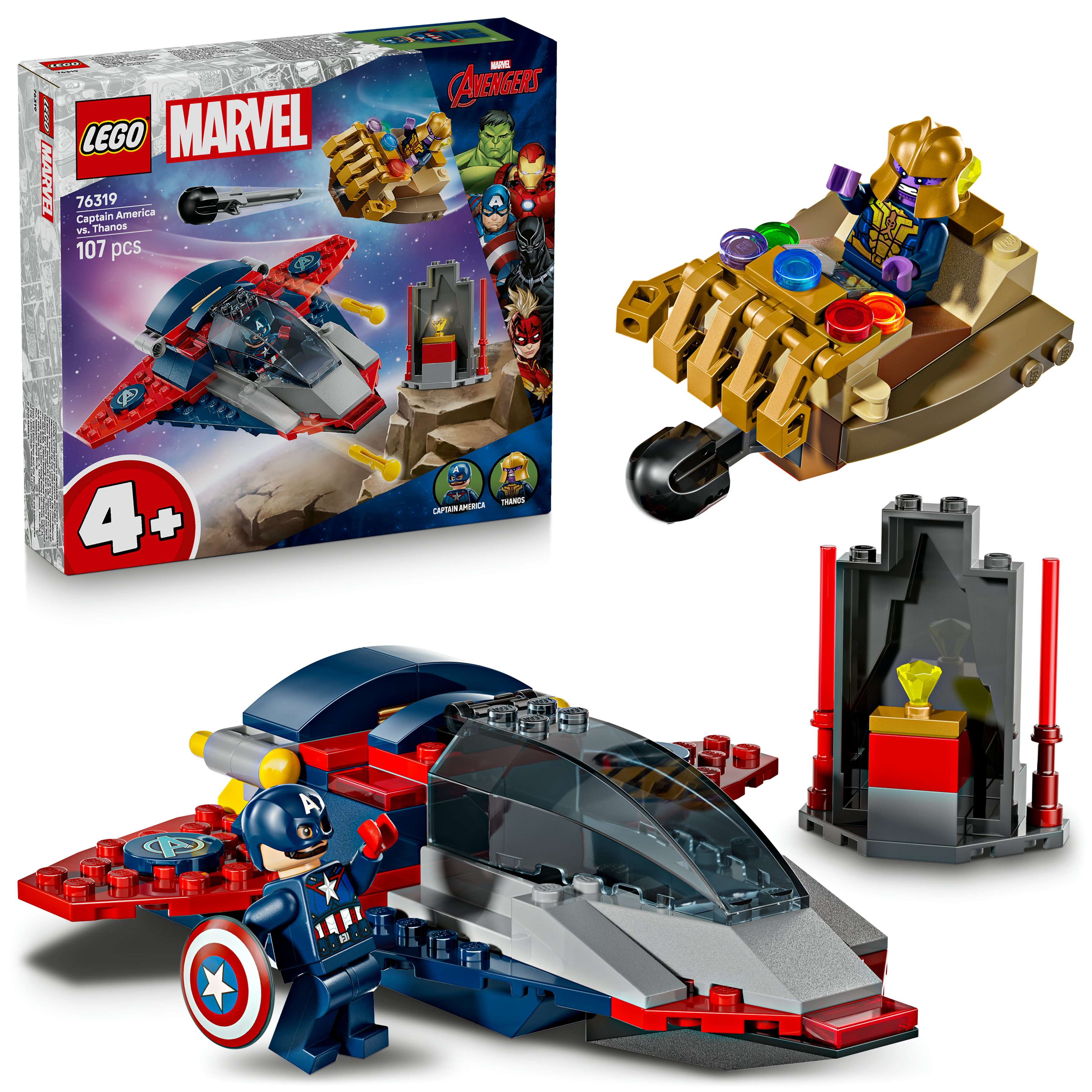 Levně LEGO® Marvel 76319 Kapitán Amerika vs. Thanos