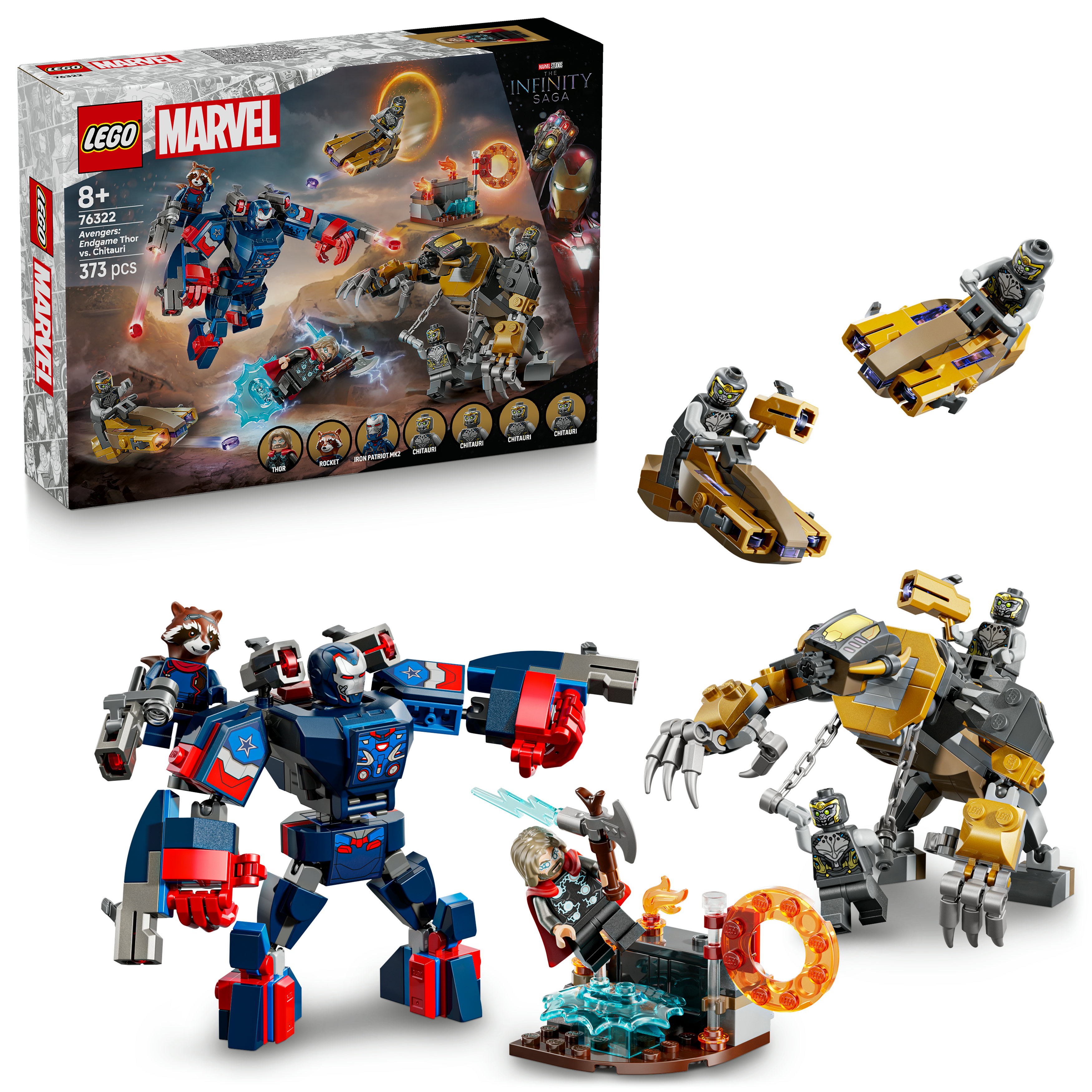 Levně LEGO® Marvel 76322 Avengers: Endgame Thor vs. Chitauri