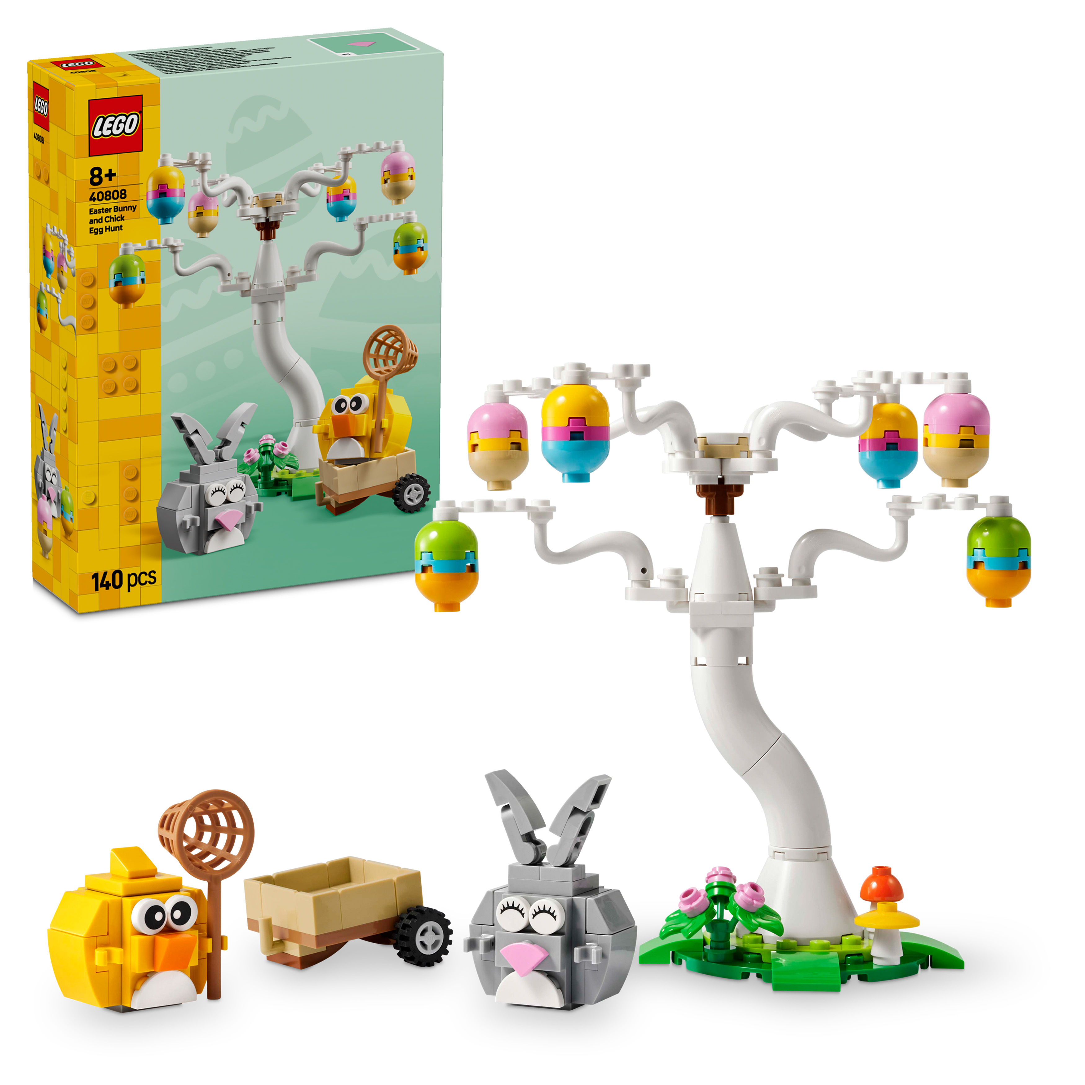 Levně LEGO® 40808 Velikonoční zajíček, kuřátko a sběr vajíček