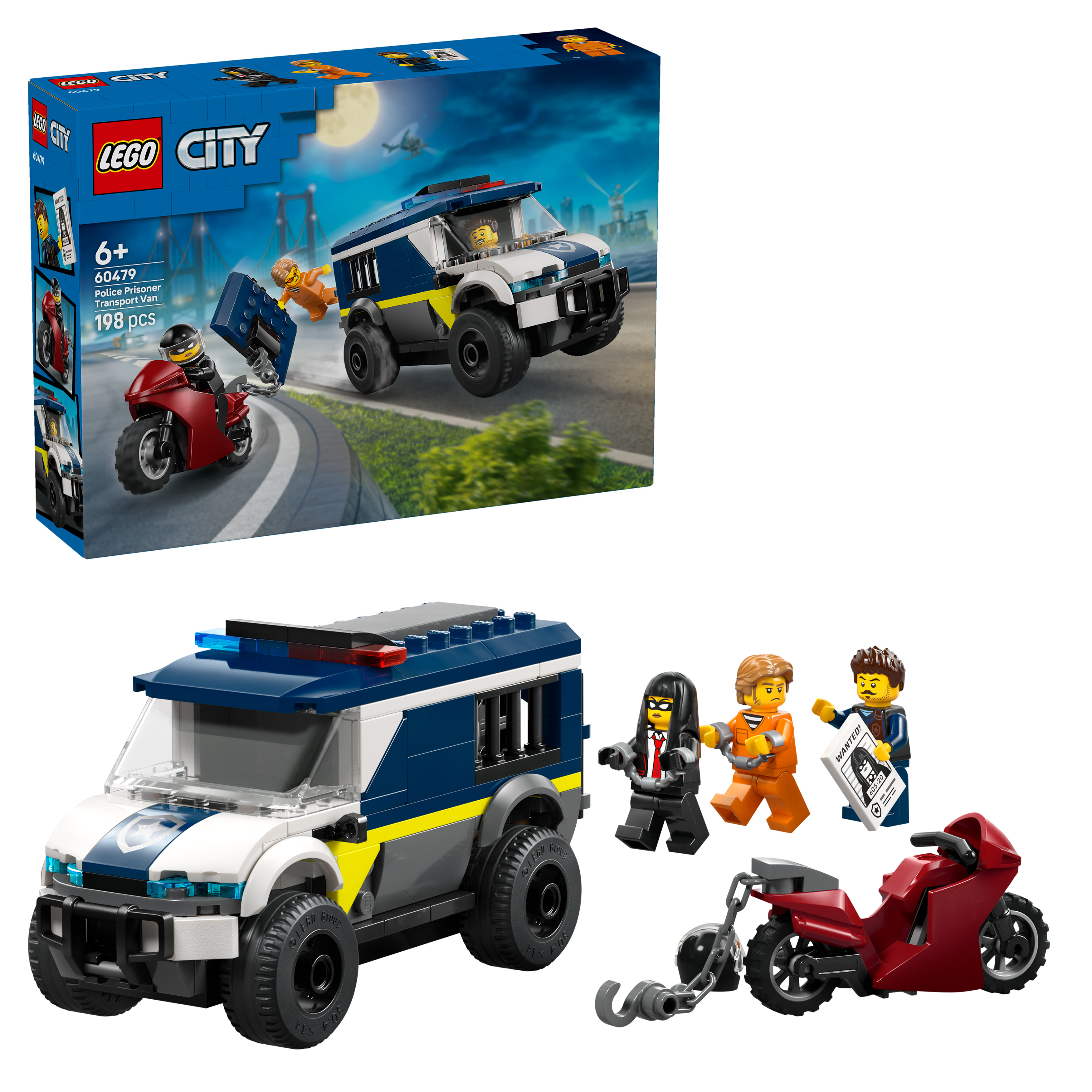 LEGO City 60479 Policejní dodávka pro převoz vězňů