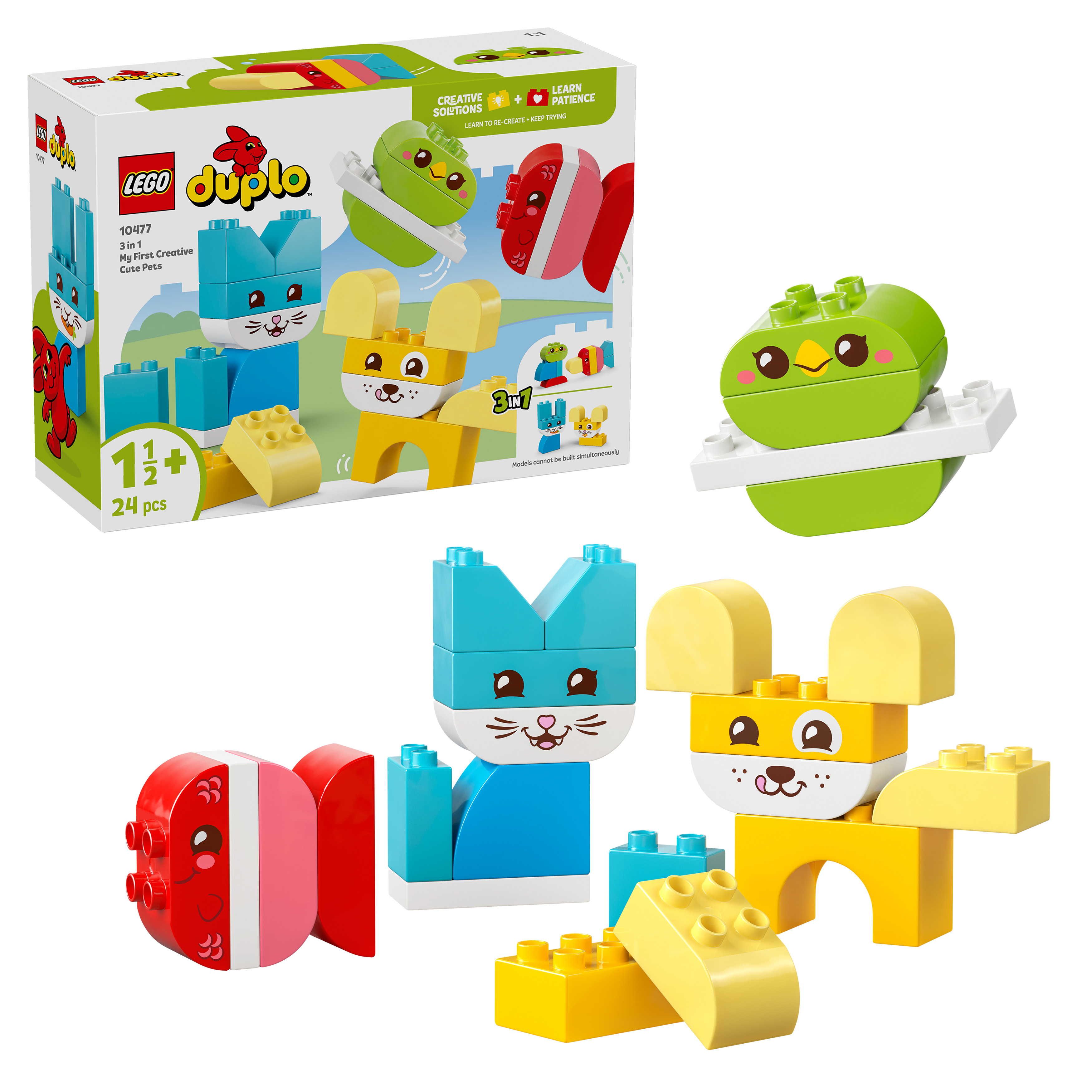 Levně LEGO® DUPLO® 10477 Roztomilí kreativní mazlíčci 3 v 1