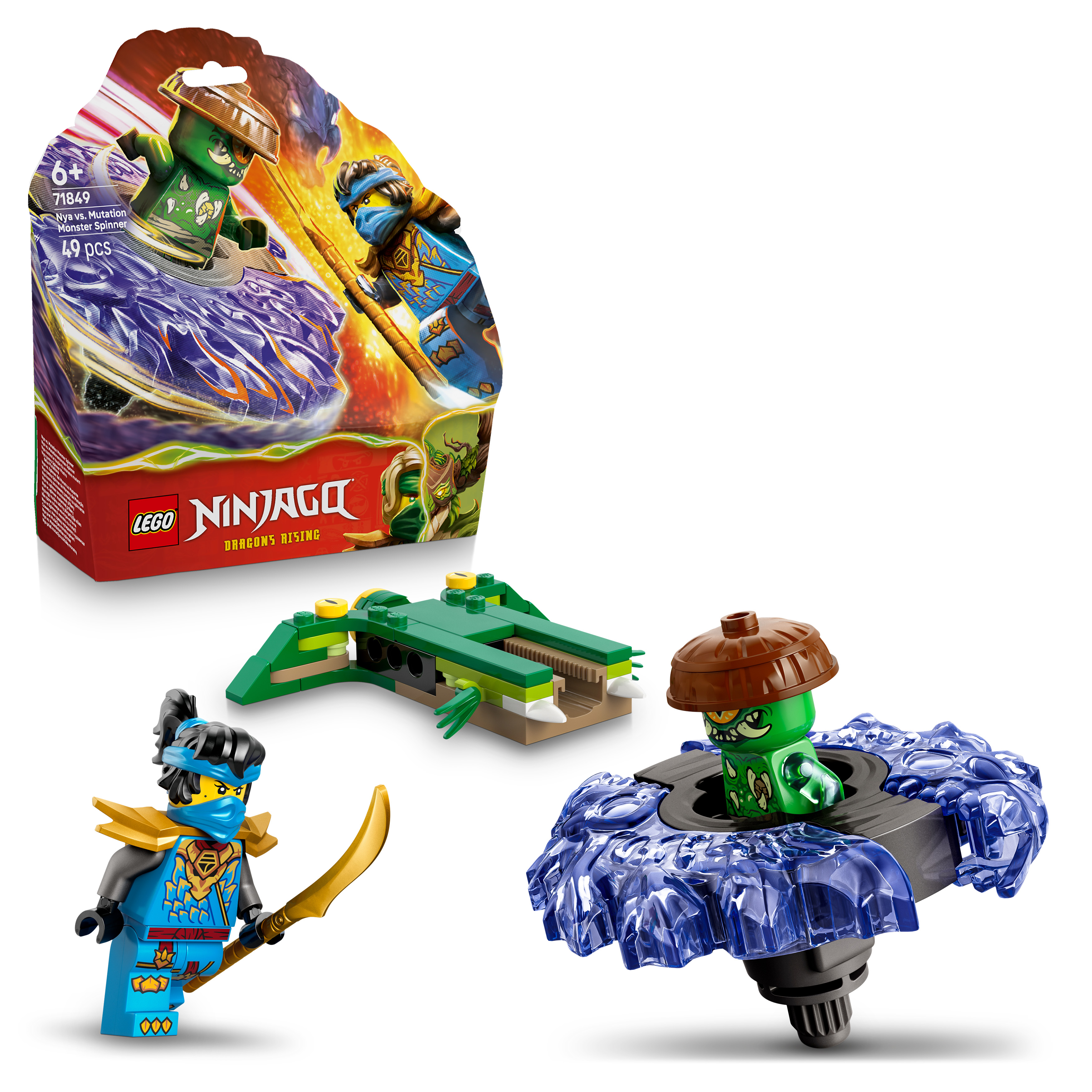 Levně LEGO® NINJAGO® 71849 Nya vs. spinner zmutované příšery