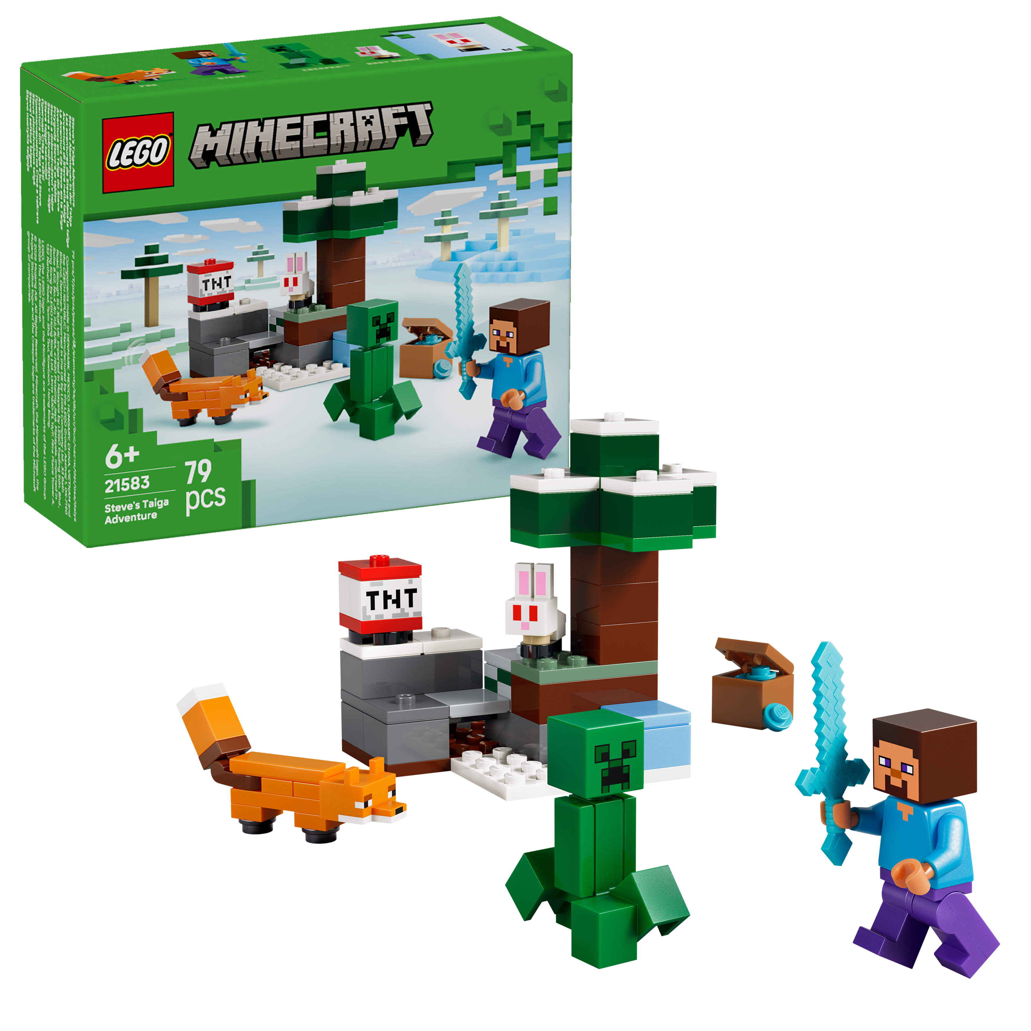 LEGO® Minecraft® 21583 Steve a dobrodružství v tajze