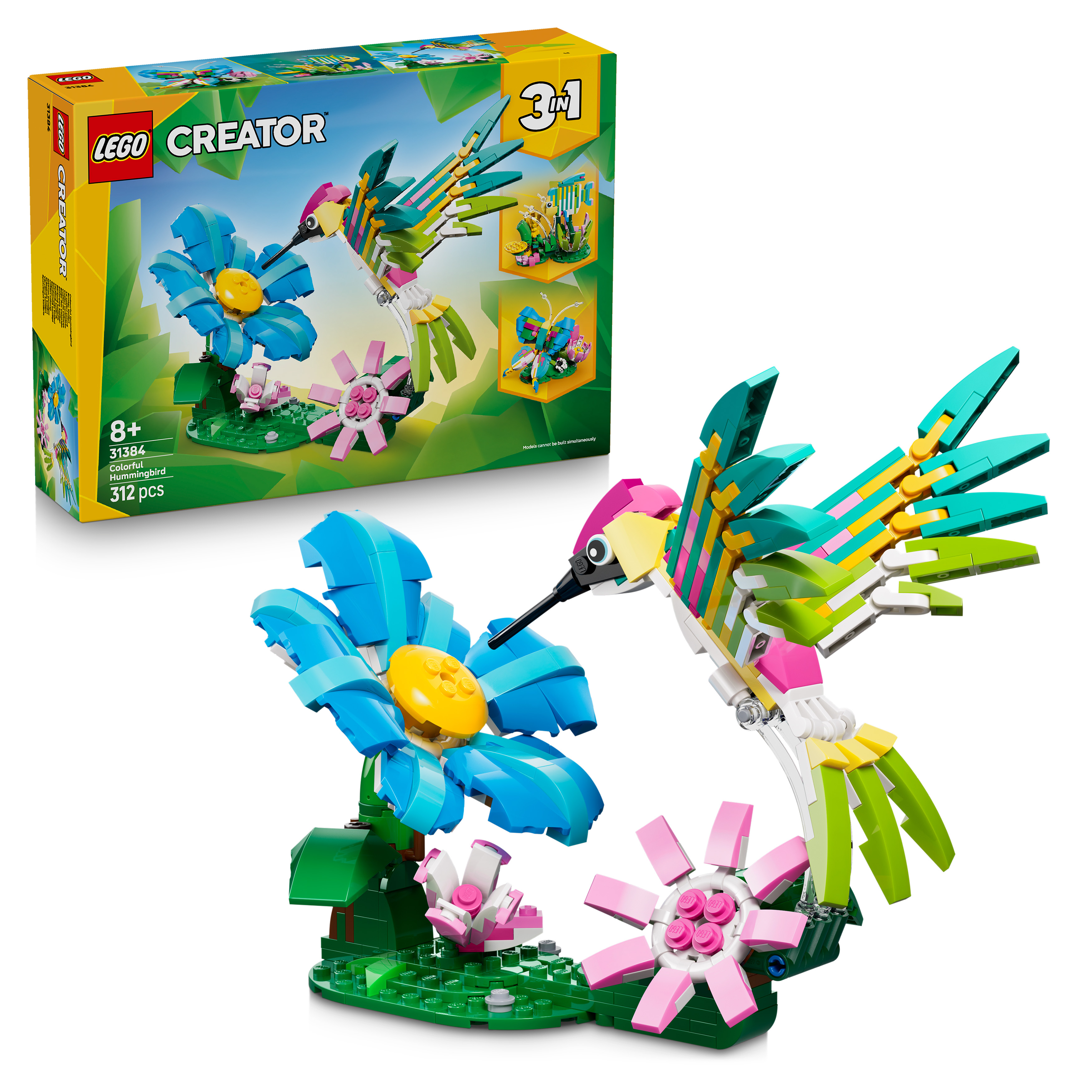 LEGO® Creator 31384 Divoká zvířata: Barevný kolibřík