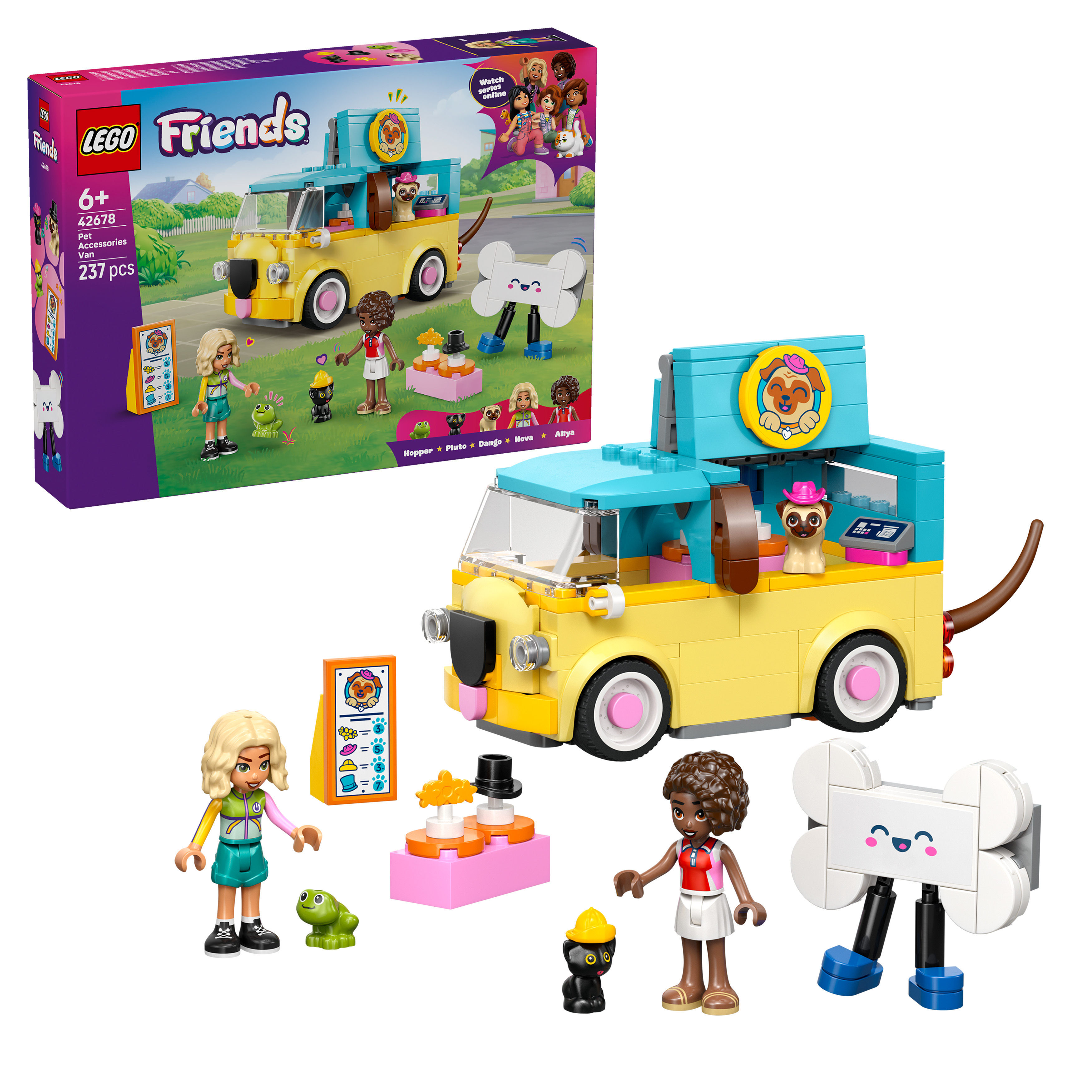 Levně LEGO® Friends 42678 Dodávka s doplňky pro mazlíčky