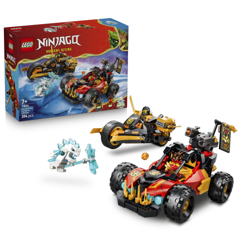 LEGO NINJAGO 71864 Kombinovatelná vozidla Kaie a Colea