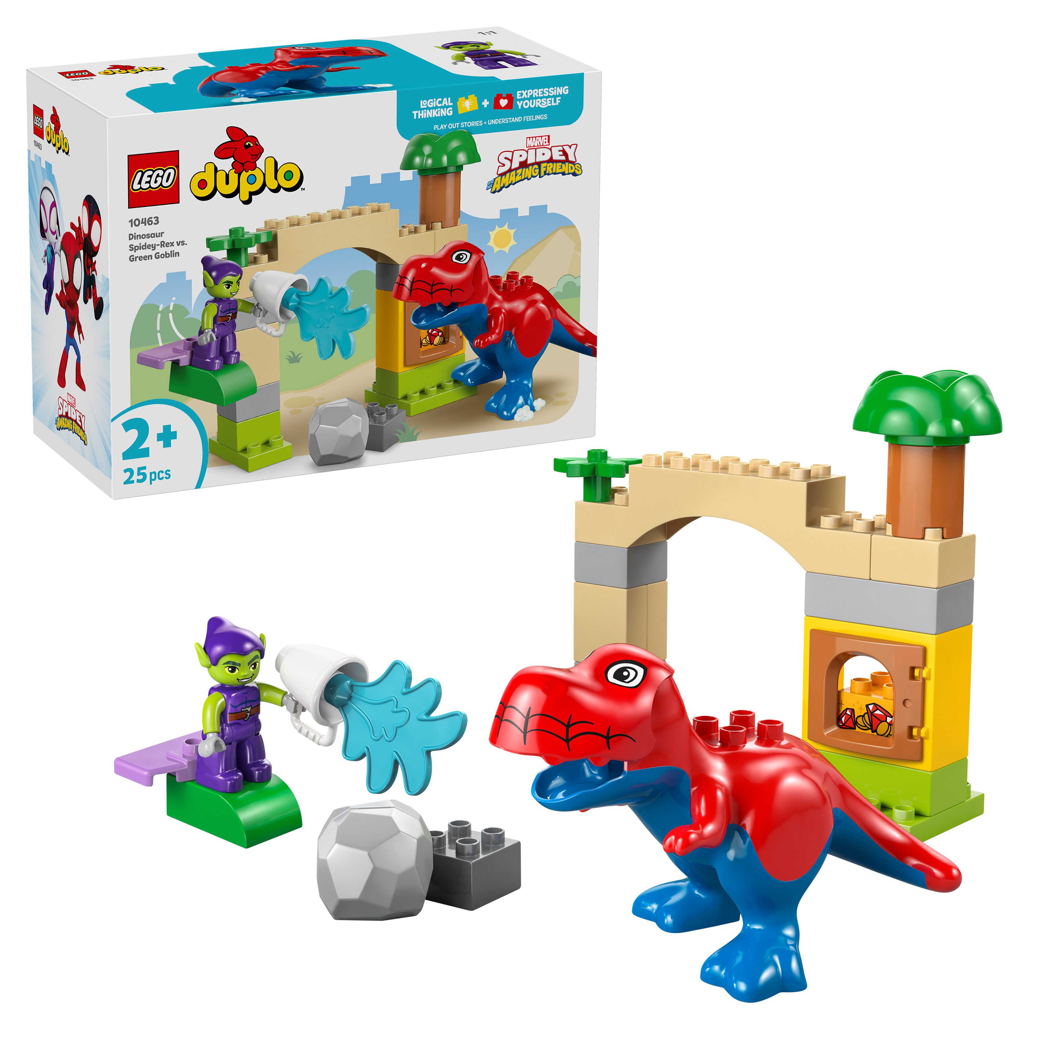 Levně LEGO® DUPLO® | Disney 10463 Dinosaurus Spidey-Rex vs. Zelený goblin