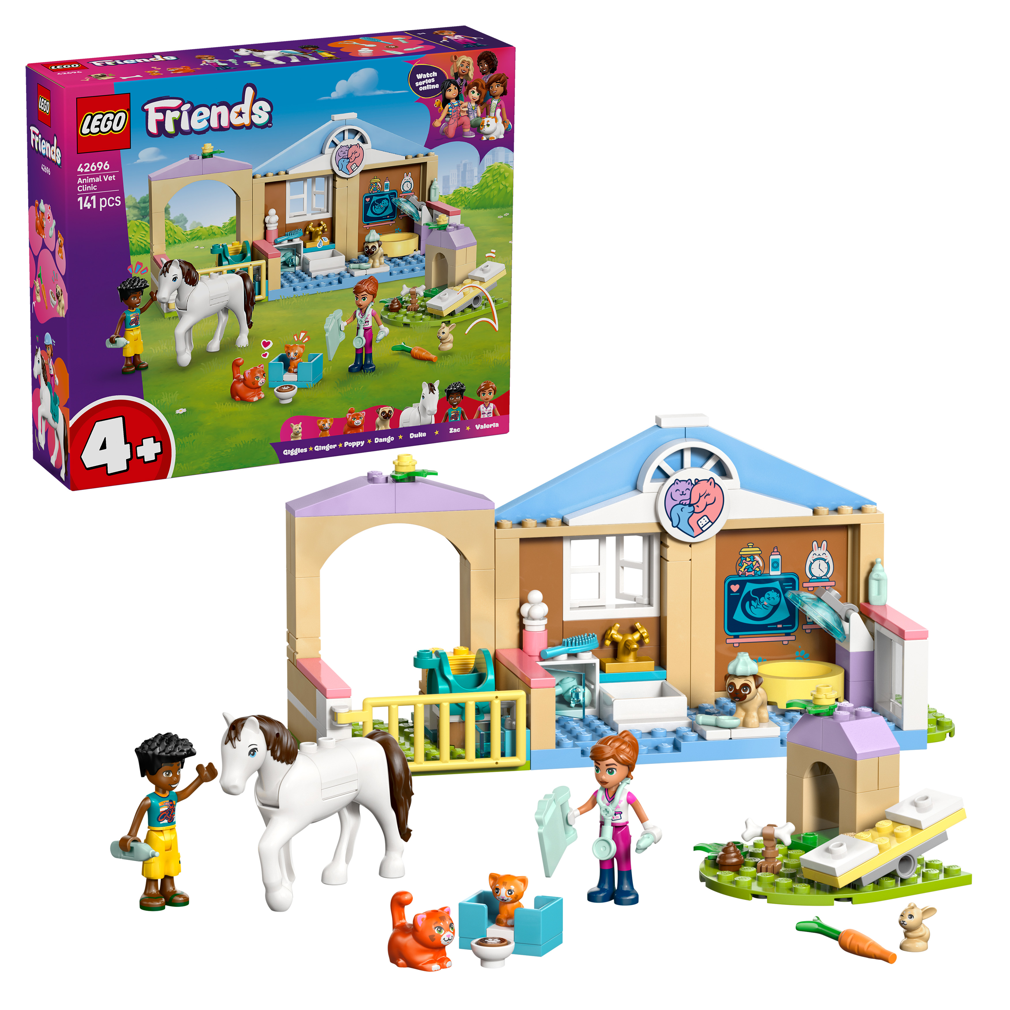Levně LEGO® Friends 42696 Veterinární klinika se zvířátky