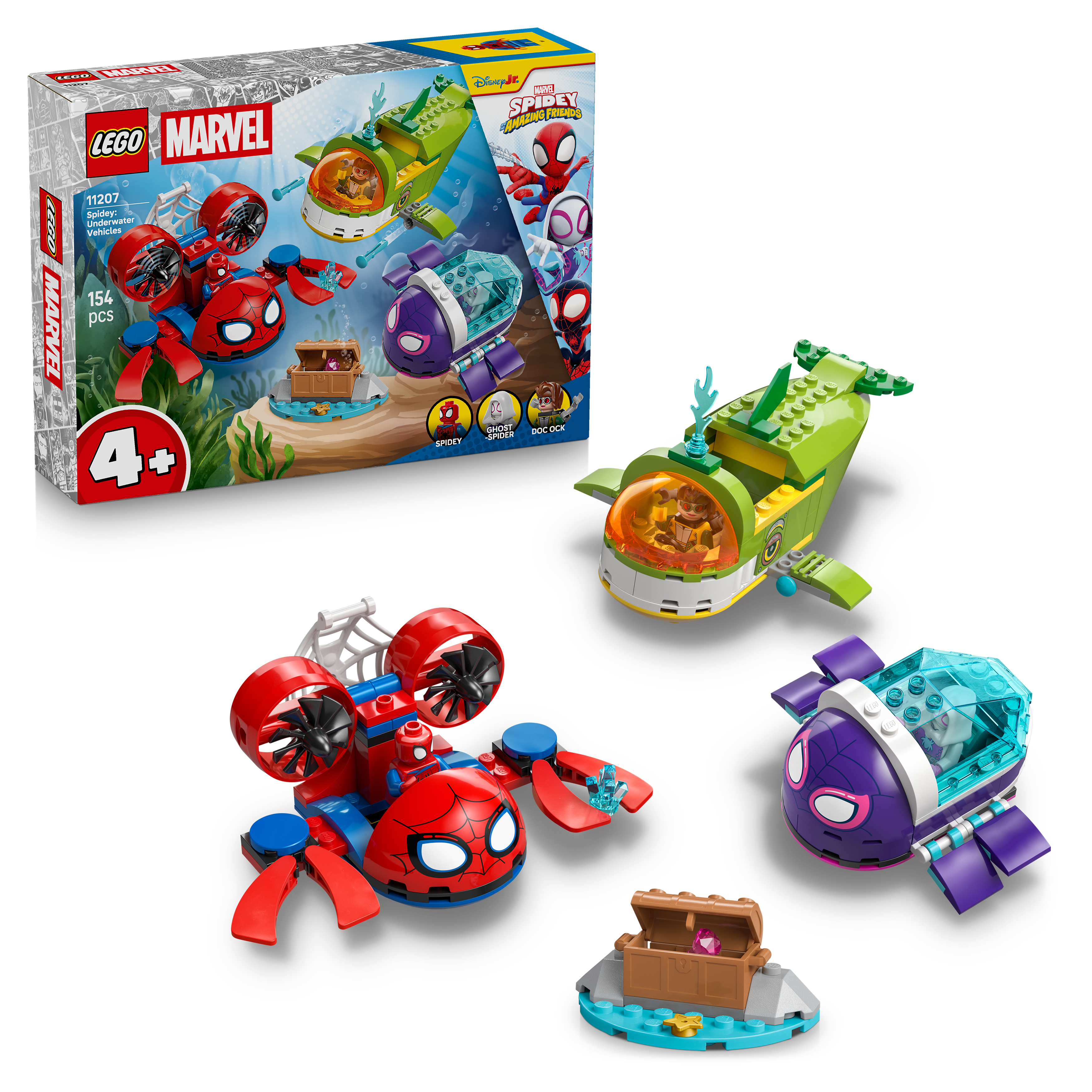 Levně LEGO® | Marvel Spidey a jeho úžasní přátelé 11207 Spidey: Podmořská vozidla
