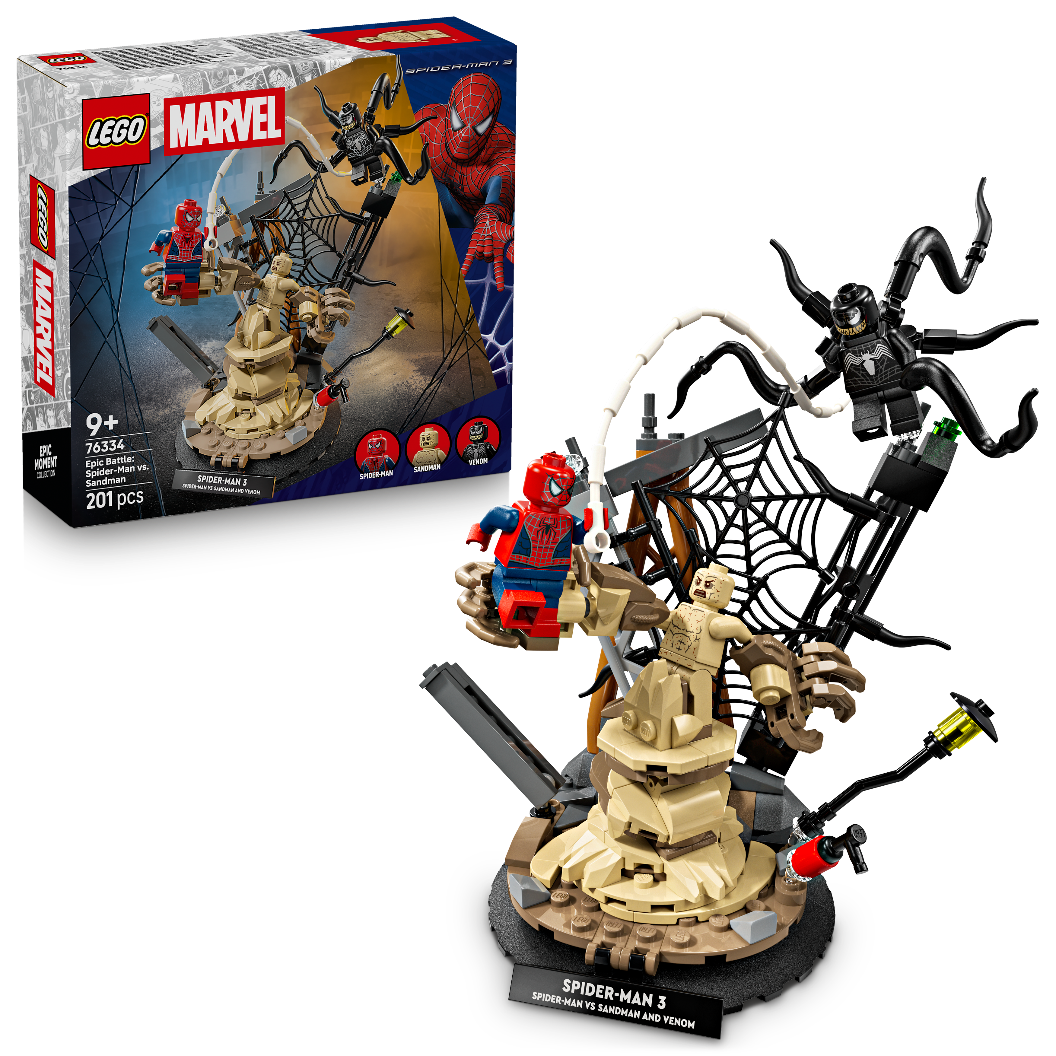 LEGO® | Marvel 76334 Epický souboj: Spider-Man vs. Sandman