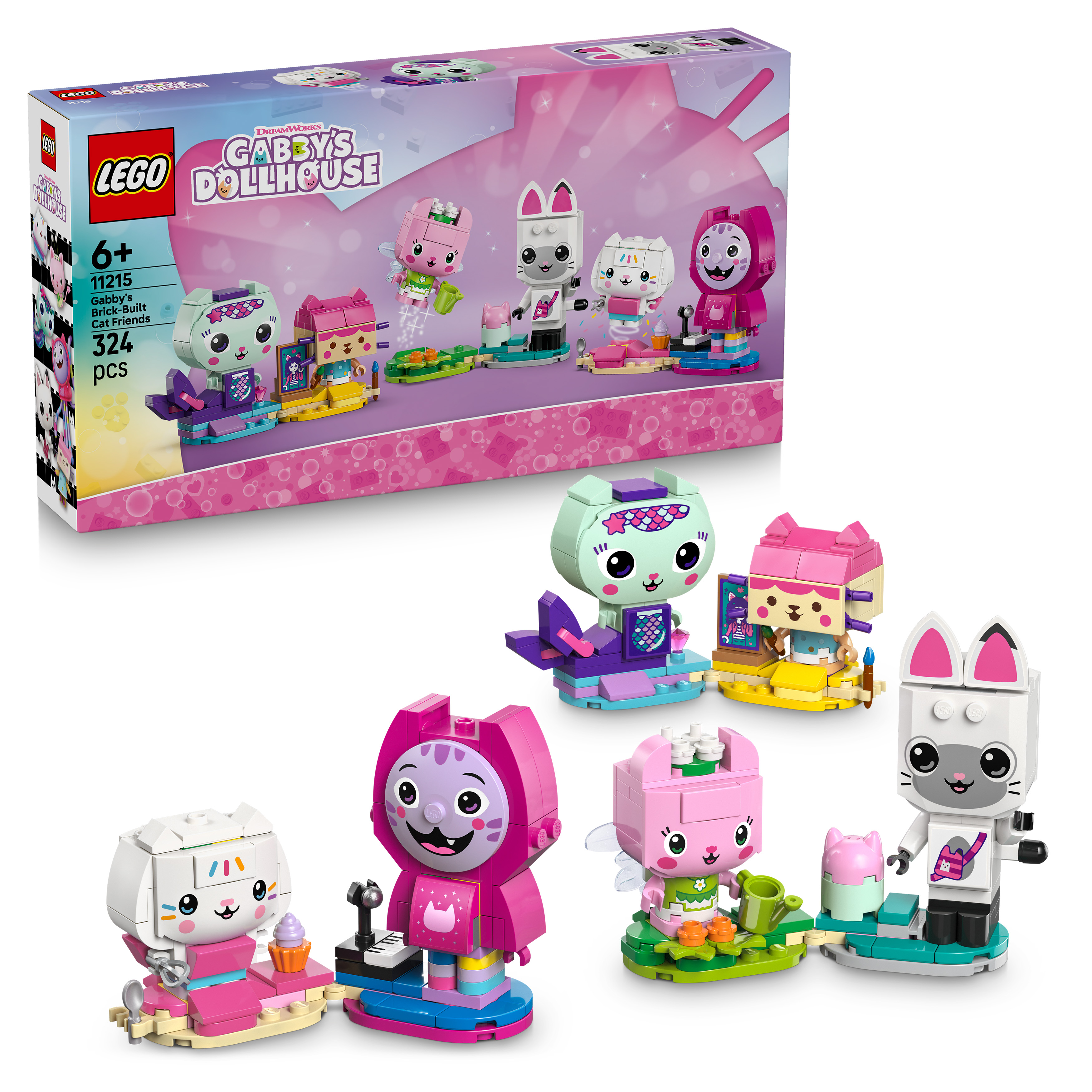 LEGO 11215 Gábi a kočičí kamarádi z kostek