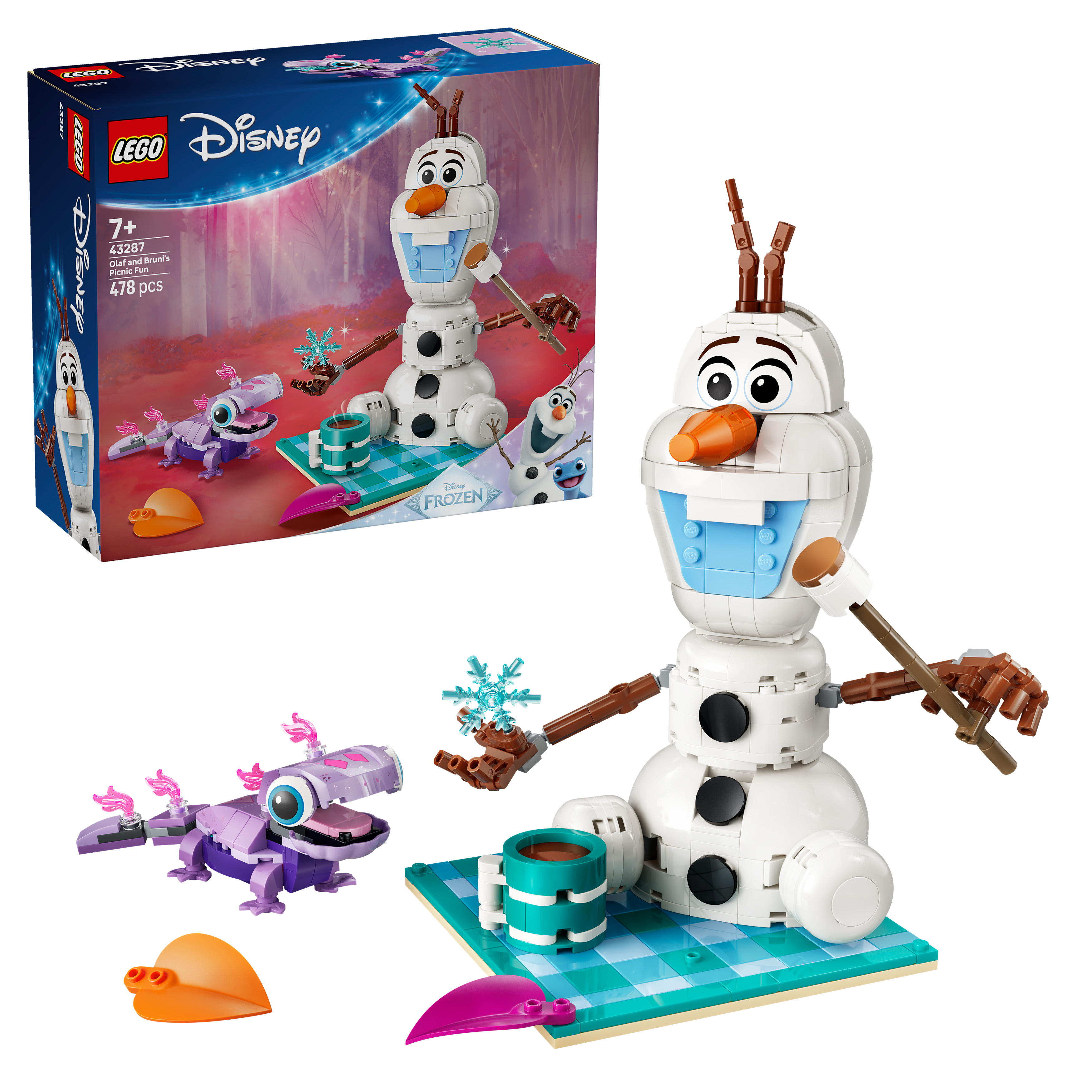 Levně LEGO® - Disney Ledové království 43287 Olaf a Bruni na zábavném pikniku