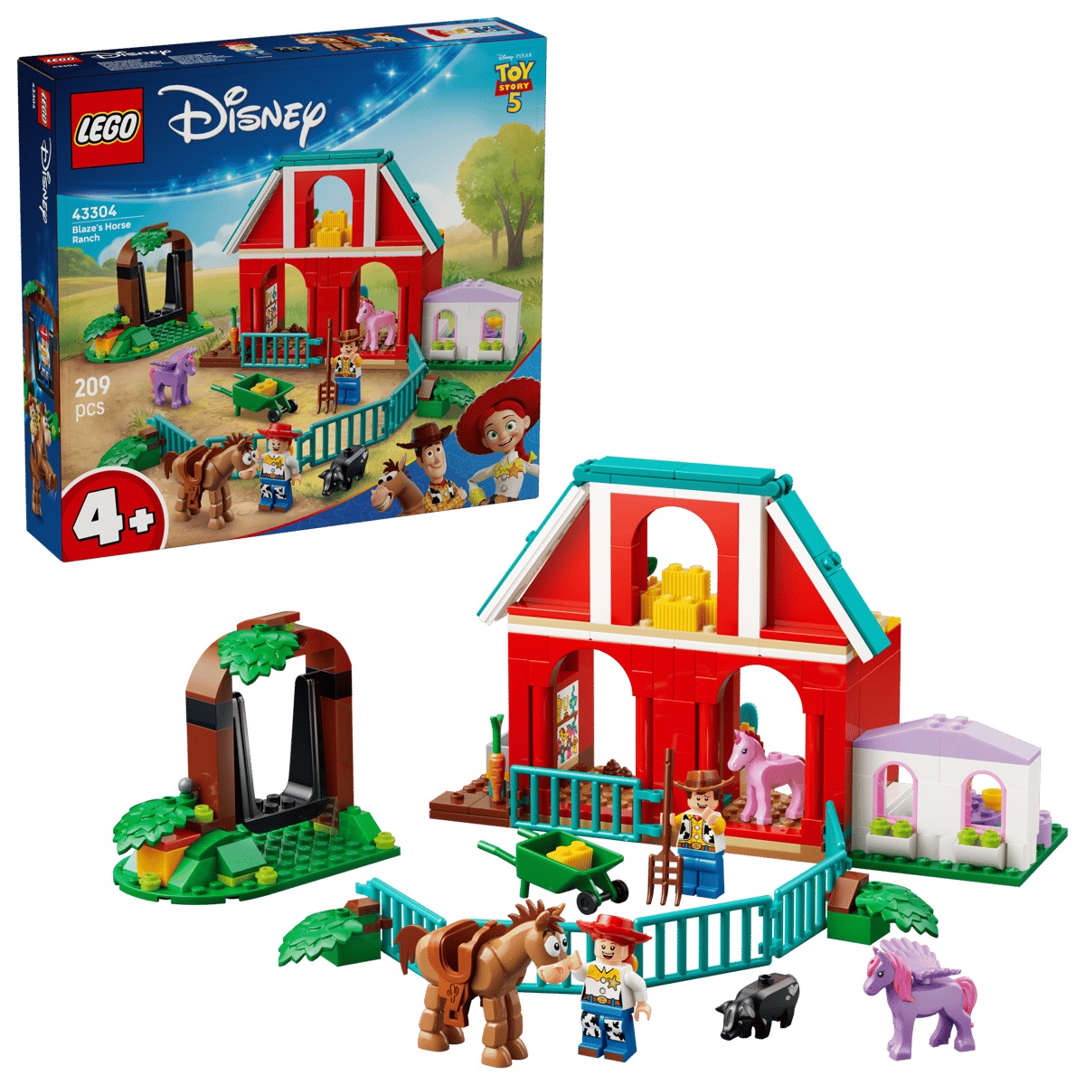 Levně LEGO® - Disney 43304 Blazeova koňská farma