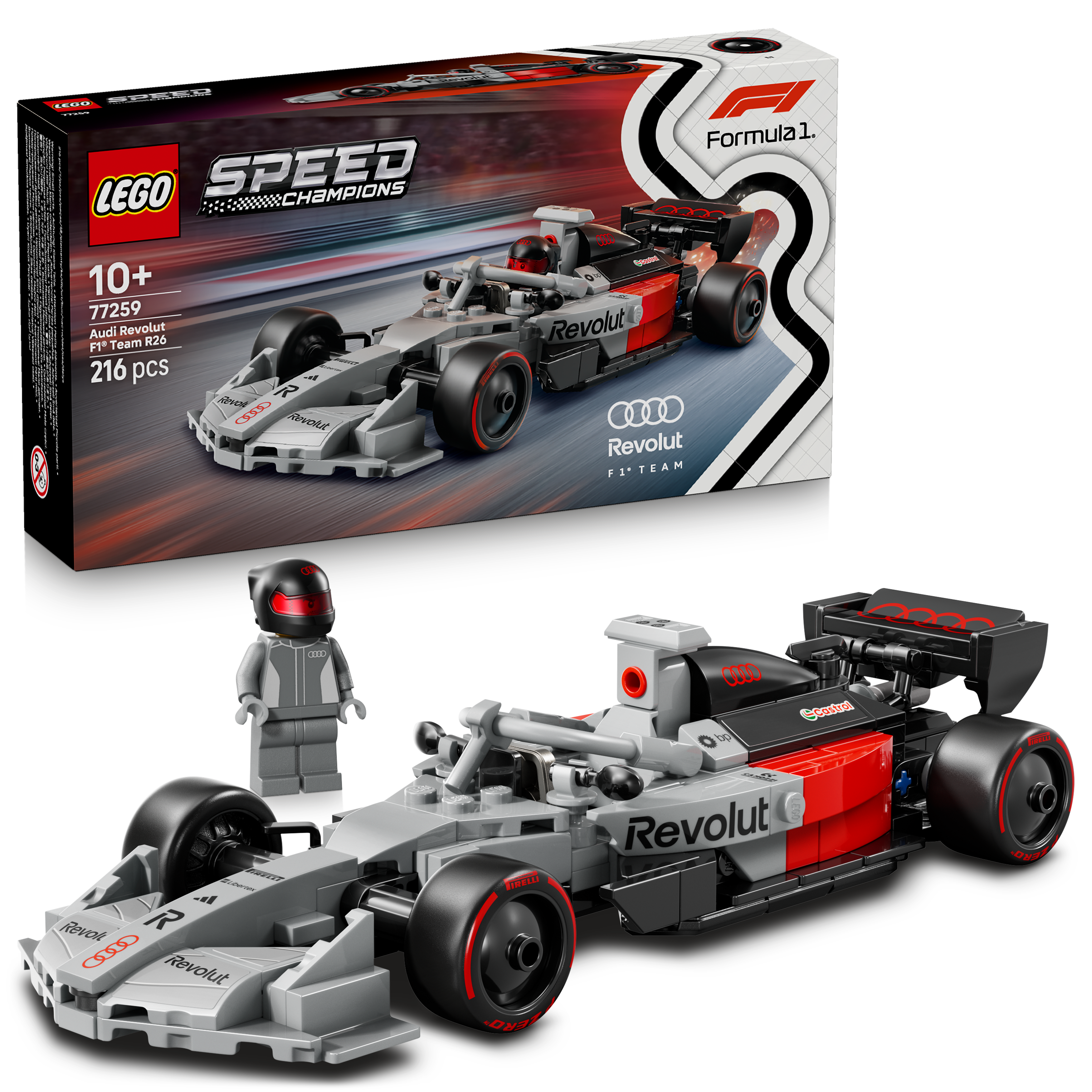 Levně LEGO® 77259 Závodní auto Audi Revolut F1® Team R26