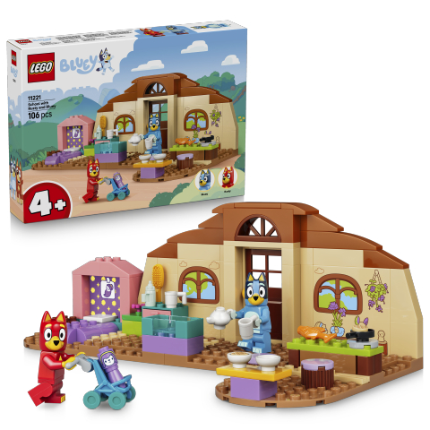 LEGO Bluey 11221 Rusty, Bluey a škola
