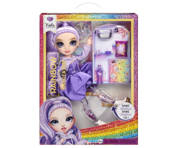 Rainbow High Sparkle & Shine Fashion panenka - Viola (Purple)