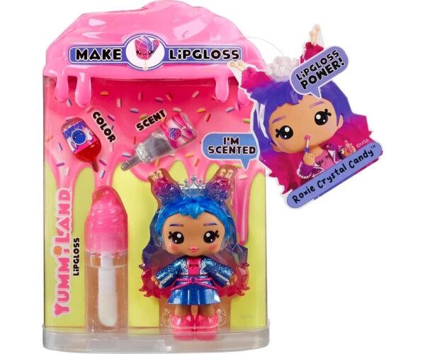 Yummiland Malá panenka s leskem na rty, série 2 - Roxie Crystal Candy