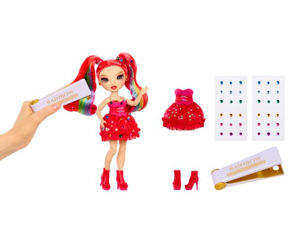 Rainbow High Be Dazzling Fashion panenka - Vivienne Rouge (Red)