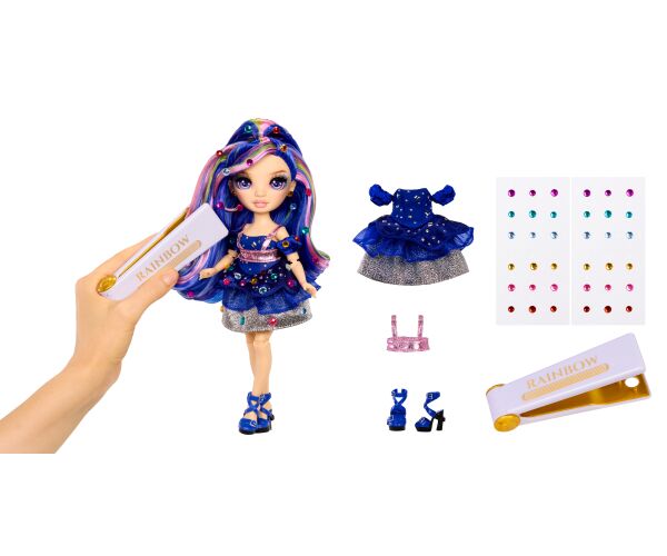 Rainbow High Be Dazzling Fashion panenka - Genevieve Bleue (Blue)