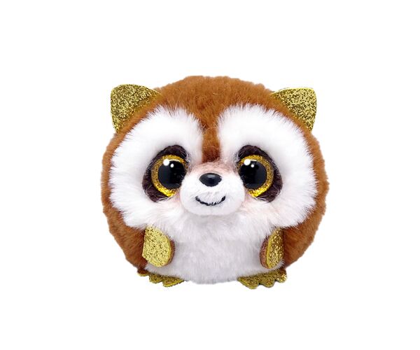 Ty Beanie Balls PICKPOCKET - brown raccoon (6)