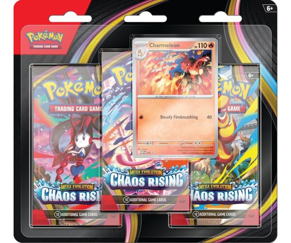 Pokémon TCG: ME04 Chaos Rising - 3 Blister Booster