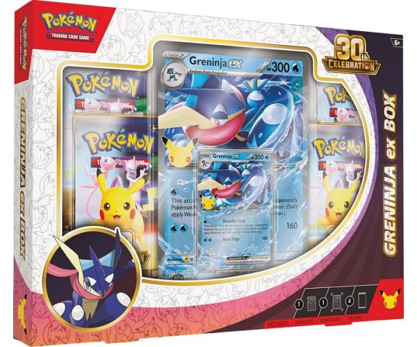 Pokémon TCG: 30th Celebration Greninja ex Box