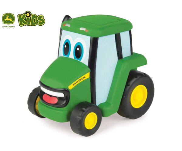 JD Kids John Deere - Traktor Johnny zmáčkni a jeď 15 cm