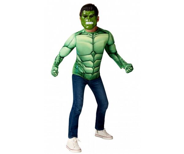 Avengers: Hulk - kostým triko s vycpávkami a maska