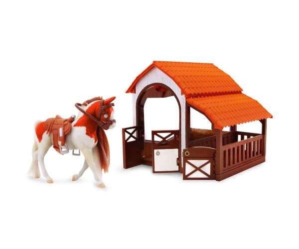 Royal Breeds - Kůň se stájí set 9 cm