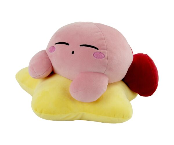 Kirby Warpstar Mega Plyšák Spící Kirby na hvězdičce plyš 38 cm