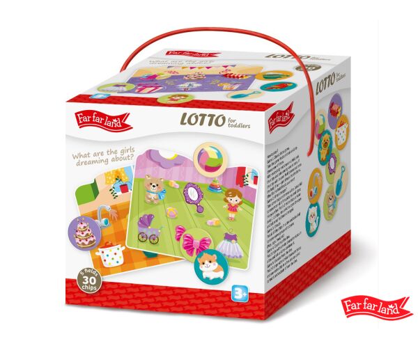 Far Far Land Lotto kartičky pro holky
