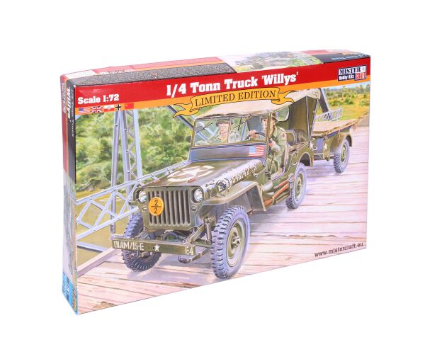 Model vozidla 1/4 Tonn Truck Willys 1:72
