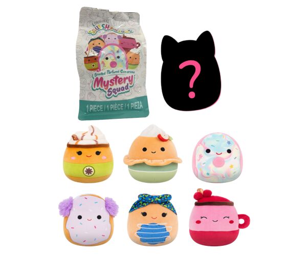 SQUISHMALLOWS Mystery voňavý plyšák, 20 cm - svačinka