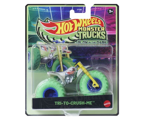 HW MONSTER TRUCKS SVÍTÍCÍ VE TMĚ ASST