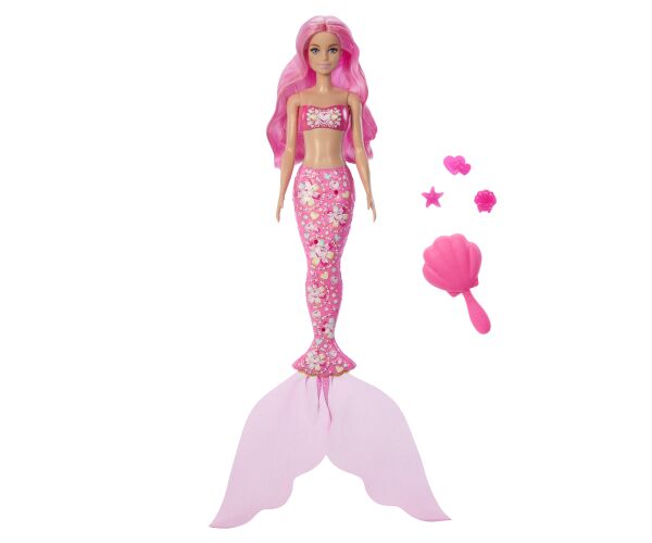 BRB COLOR REVEAL BARBIE MOŘSKÁ PANNA S DRAHOKAMY ASST