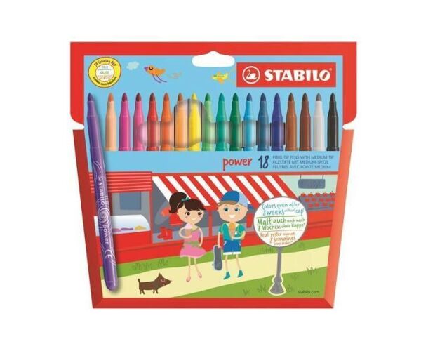 STABILO power 18 ks Sada v kartonovém obalu