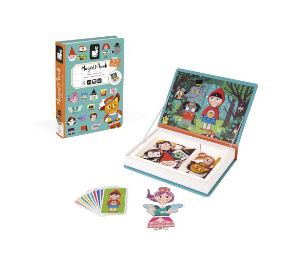 Janod Magnetická kniha Magnetibook Pohádky
