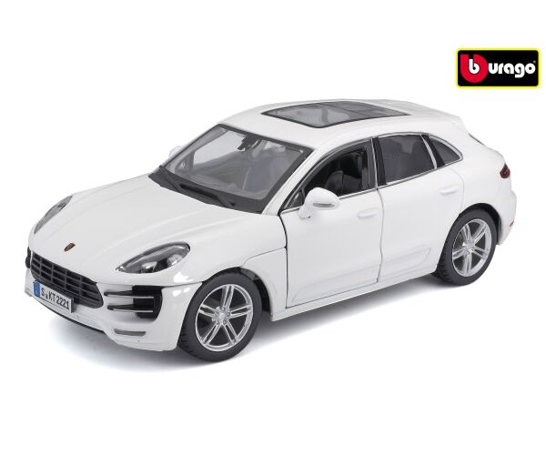 Bburago 1:24 Plus Porsche Macan White