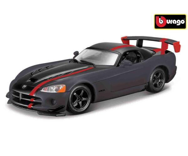 Bburago 1:24 Dodge Viper SRT10 ACR Grey/Black