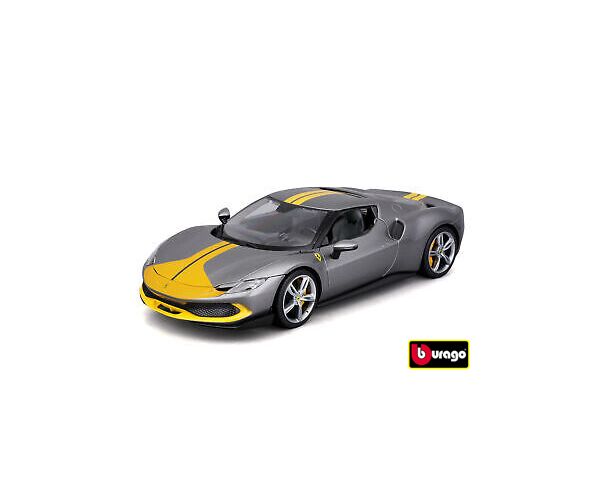 Bburago 1:18 Ferrari 296 GTB Assetto Fiorano - Gray