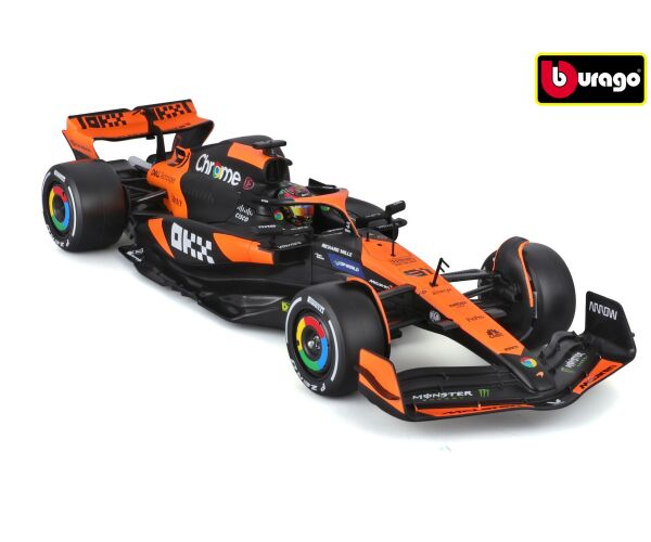 Bburago 1:24 RACE Formula F1 - McLaren F1 Team MCL38 (2024) #81 (Oscar Piastr) - Hard case