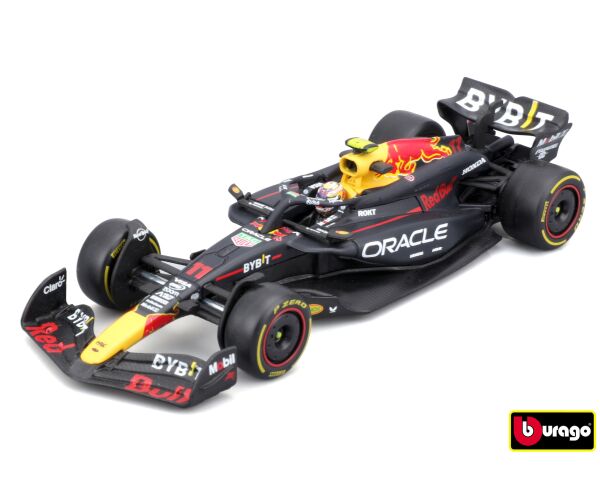Bburago 1:43 RACE Formula F1 - Red Bull Racing RB20 (2024) #11 (Sergio Pérez) - with driver and deco