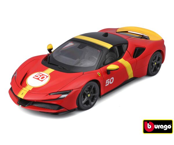 Bburago 1:18 Ferrari SF90 Stradale Asseto Fiorano - Red