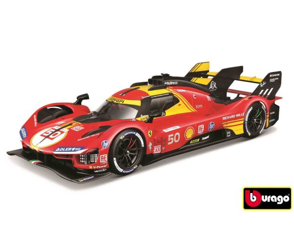 Bburago 1:18 Ferrari Racing - 499P LMH nr.50 (24H Le Mans Champion 2024) HARD CASE