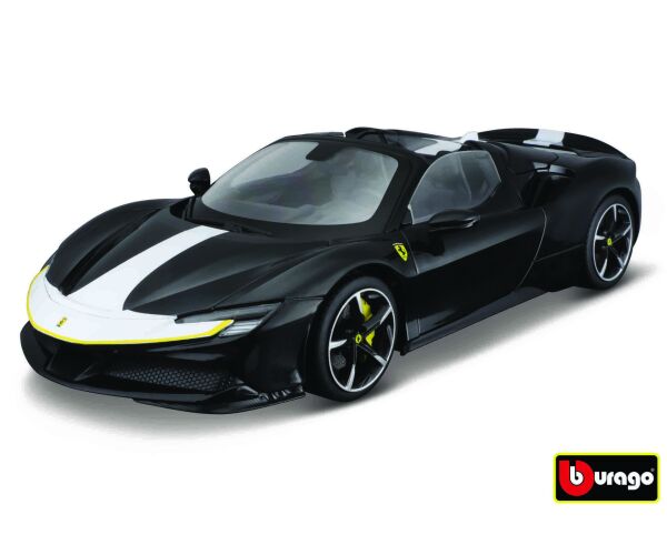 Bburago 1:18 Ferrari Signature Series SF90 Spider Assetto Fiorano Black