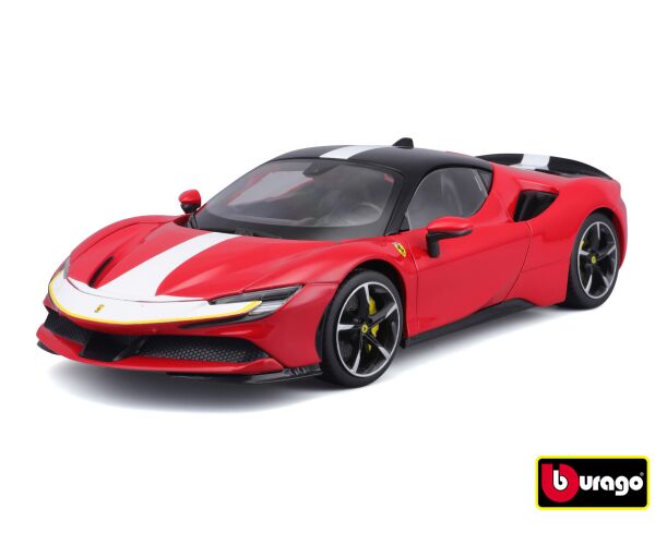 Bburago 1:18 Ferrari Signature Series SF90 Stradale Assetto Fiorano Red