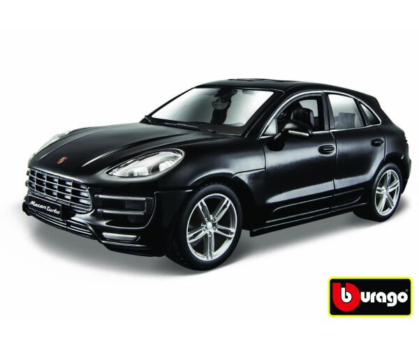 Bburago 1:24 Porsche Macan černé 18-21077