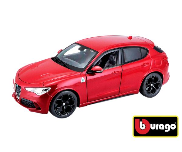 Bburago 1:24 Alfa Romeo Stelvio červená 18-21086R
