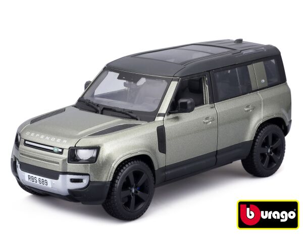 Bburago 1:24 Plus Land Rover Defender 110 Green