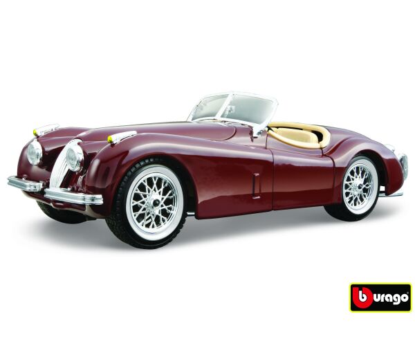 Bburago 1:24 Jaguar XK 120 Roadster (1951) Red